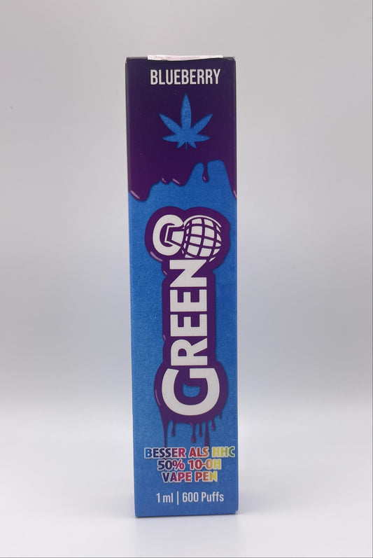 Green8 10-OH-HC Vape Pen, 50% Blueberry