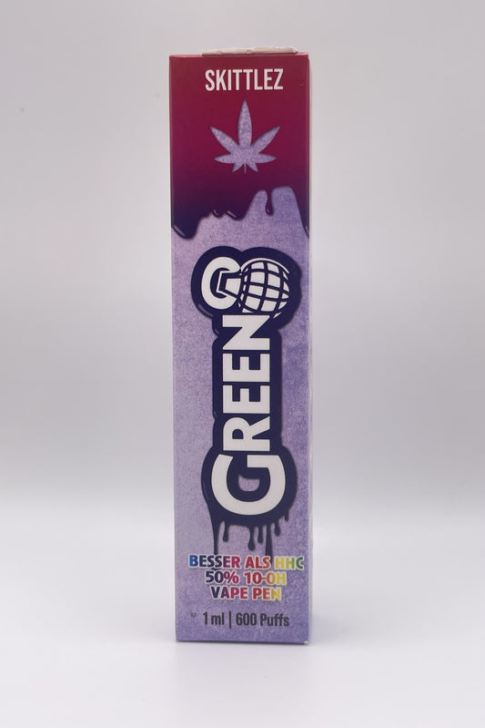 Green8 10-OH-HC Vape Pen, 50% Skittlez