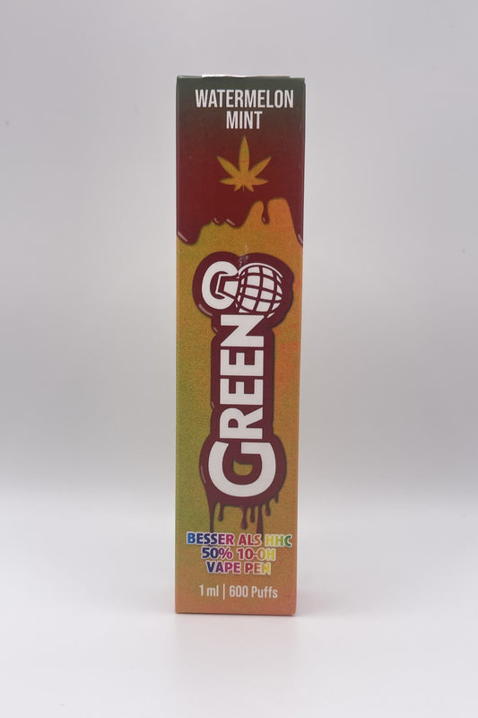 Green8 10-OH-HC Vape Pen, 50% Watermelon Mint